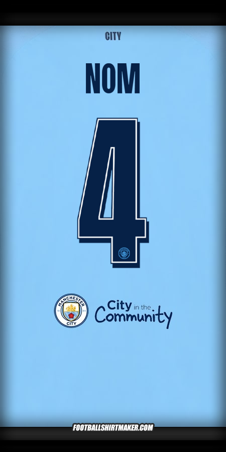 Maillot Manchester City Cup 2025/2026 -  nom - 4