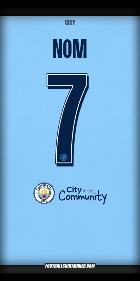 Maillot Manchester City Cup 2025/2026 -  nom - 7
