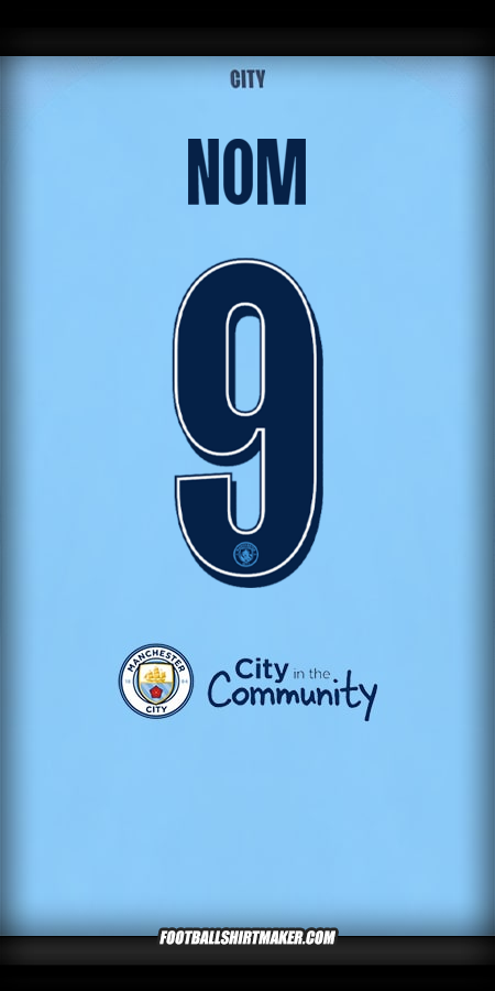 Maillot Manchester City Cup 2025/2026 -  nom - 9