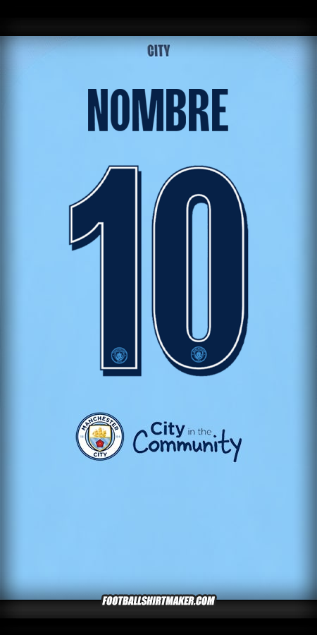 Jersey Manchester City Cup 2025/2026 -  nombre - 10