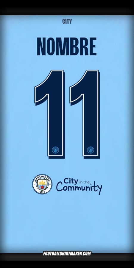 Camiseta Manchester City Cup 2025/2026 -  nombre - 11
