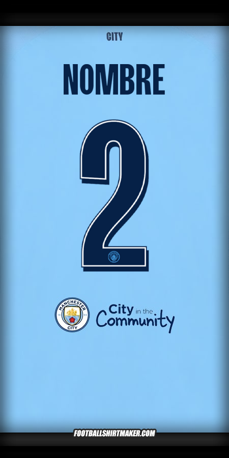Jersey Manchester City Cup 2025/2026 -  nombre - 2