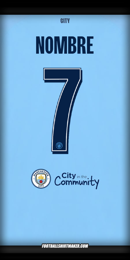 Camiseta Manchester City Cup 2025/2026 -  nombre - 7