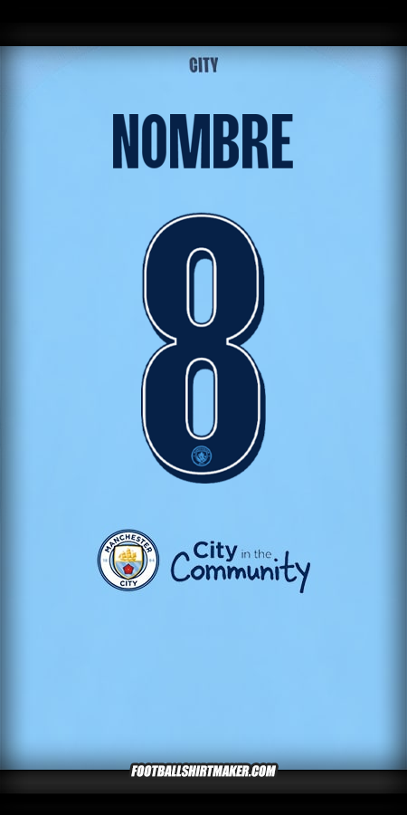 Camiseta Manchester City Cup 2025/2026 -  nombre - 8
