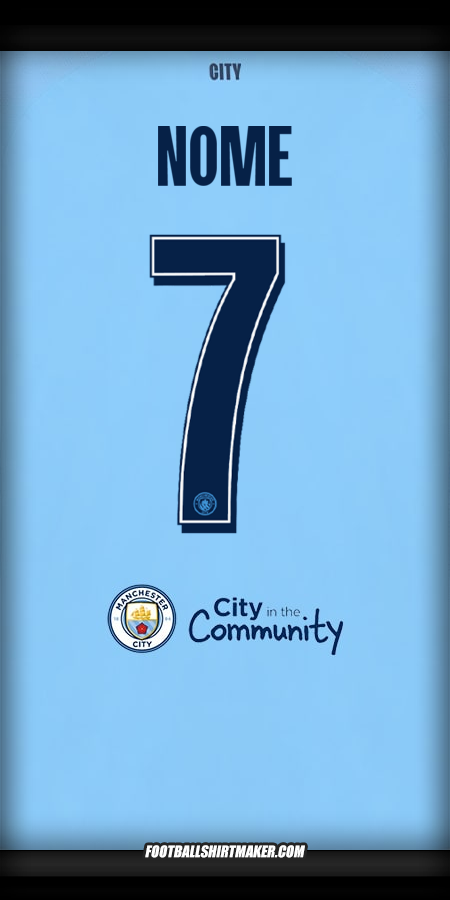 Camisola Manchester City Cup 2025/2026 -  nome - 7