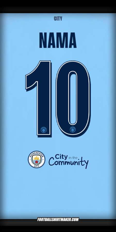 Jersey Manchester City Cup 2025/2026 -  nama - 10