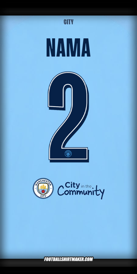 Jersey Manchester City Cup 2025/2026 -  nama - 2