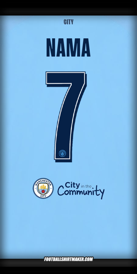 Jersey Manchester City Cup 2025/2026 -  nama - 7