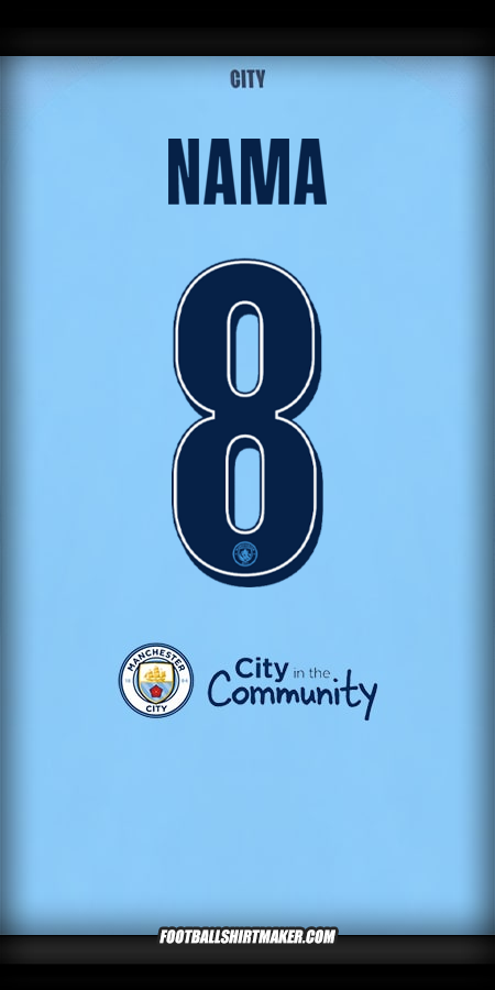 Jersey Manchester City Cup 2025/2026 -  nama - 8