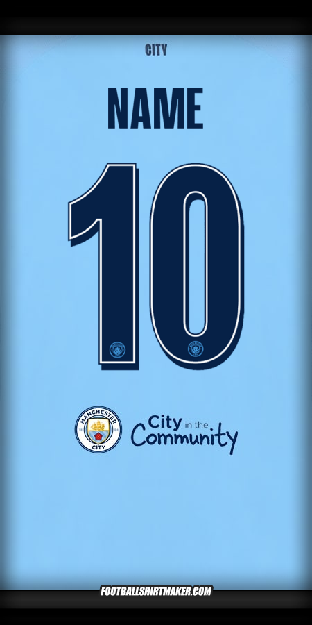 Trikot Manchester City Cup 2025/2026 -  name - 10