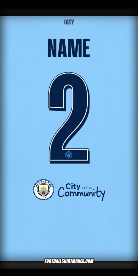 Jersey Manchester City Cup 2025/2026 -  name - 2