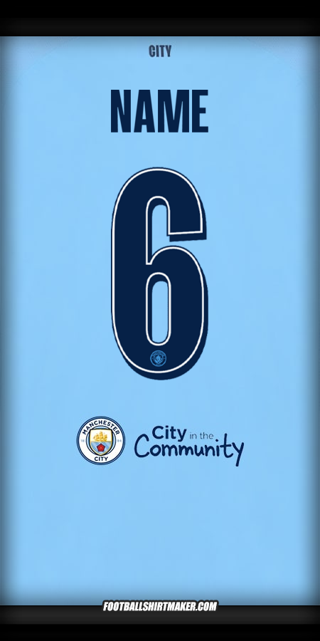 Trikot Manchester City Cup 2025/2026 -  name - 6