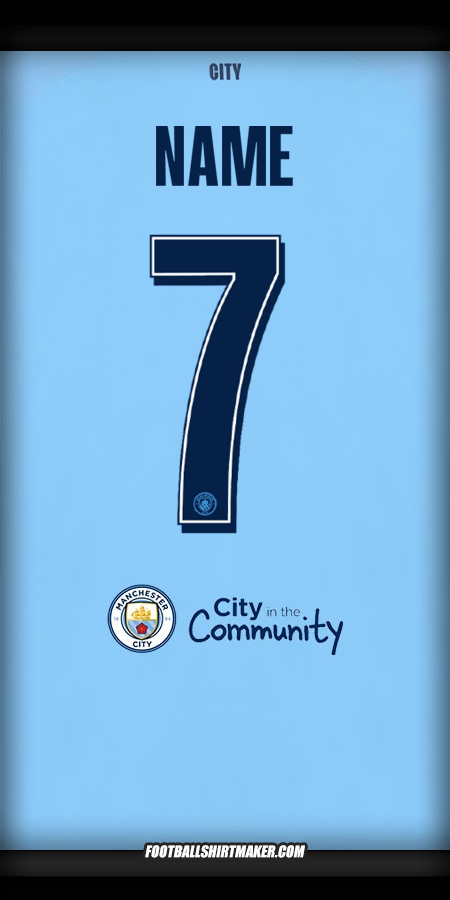Trikot Manchester City Cup 2025/2026 -  name - 7