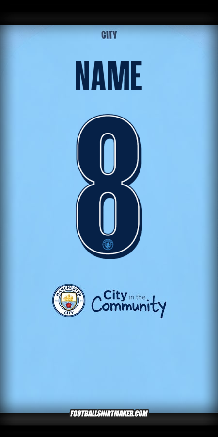 Shirt Manchester City Cup 2025/2026 -  name - 8