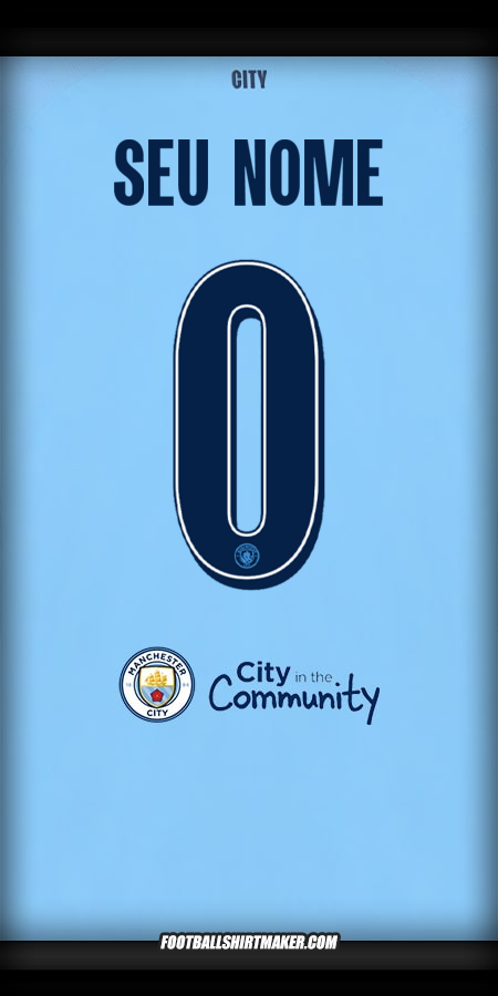 Camisa Manchester City Cup 2025/2026 -  seu nome - 0