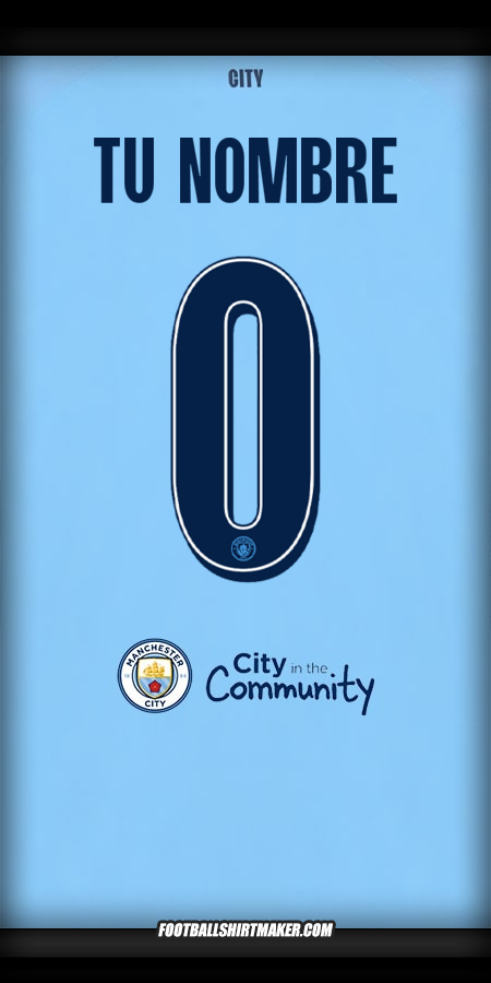 Jersey Manchester City 2025/2026 Cup -  tu nombre - 0
