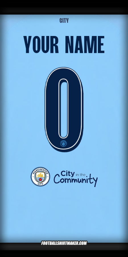 Jersey Manchester City Cup 2025/2026 -  your name - 0