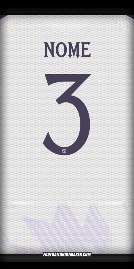 Maglia Manchester United Cup 2025/2026 Seconda -  nome - 3