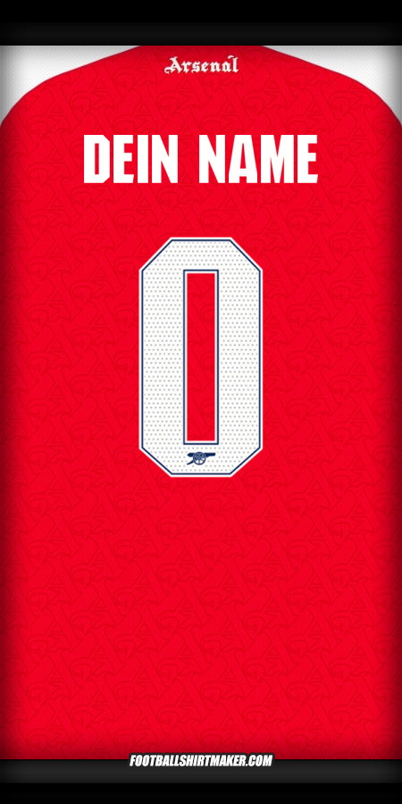 Trikot Arsenal 2025/2026 Cup -  dein name - 0
