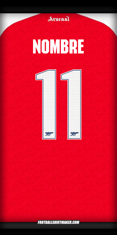 Jersey Arsenal Cup 2025/2026 -  nombre - 11