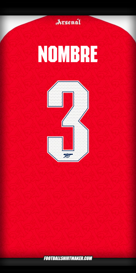 Camiseta Arsenal Cup 2025/2026 -  nombre - 3