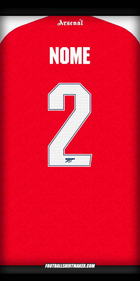 Maglia Arsenal Cup 2025/2026 -  nome - 2
