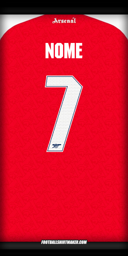 Maglia Arsenal Cup 2025/2026 -  nome - 7