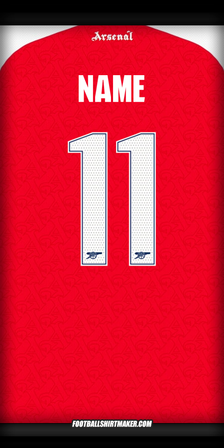 Trikot Arsenal Cup 2025/2026 -  name - 11