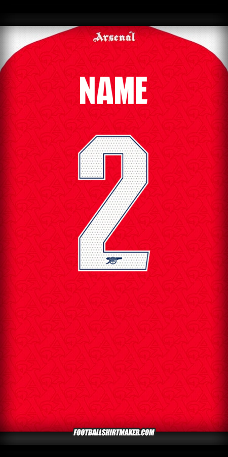 Jersey Arsenal Cup 2025/2026 -  name - 2