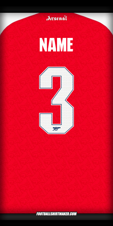 Shirt Arsenal Cup 2025/2026 -  name - 3