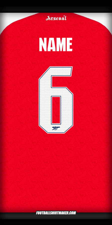 Shirt Arsenal Cup 2025/2026 -  name - 6