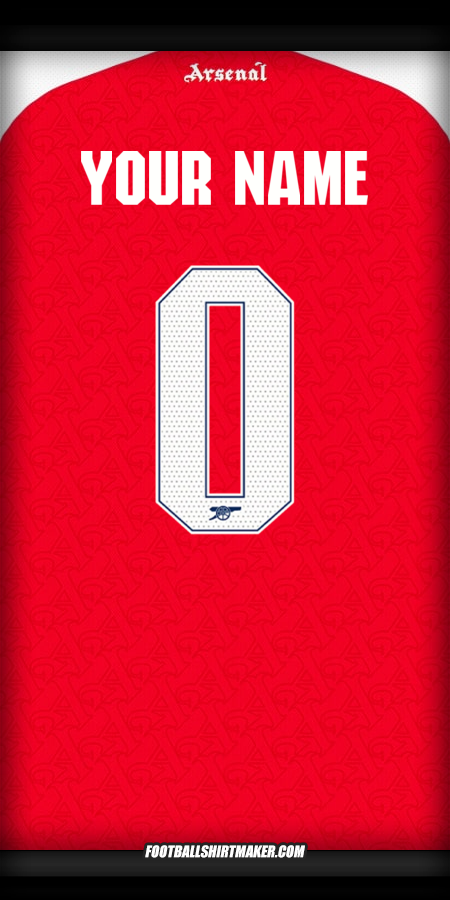 Shirt Arsenal 2025/2026 Cup -  your name - 0