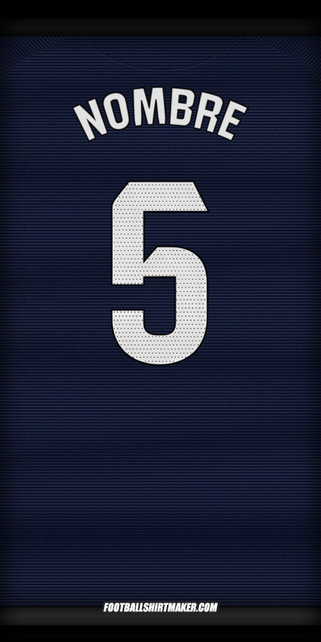 Jersey Real Madrid CF 2025/2026 Visita -  nombre - 5