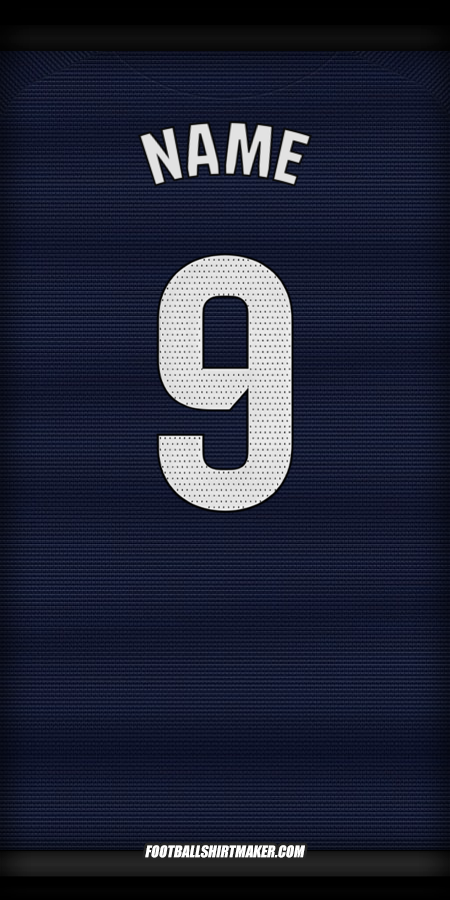 Jersey Real Madrid CF 2025/2026 Away -  name - 9