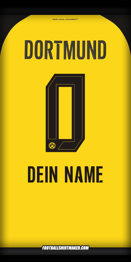 Trikot Borussia Dortmund 2025/2026 -  dein name - 0