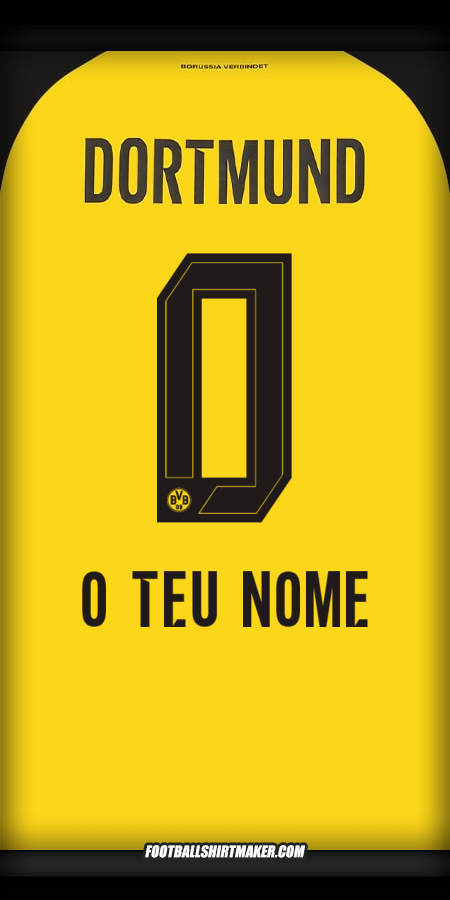 Camisola Borussia Dortmund 2025/2026 -  o teu nome - 0