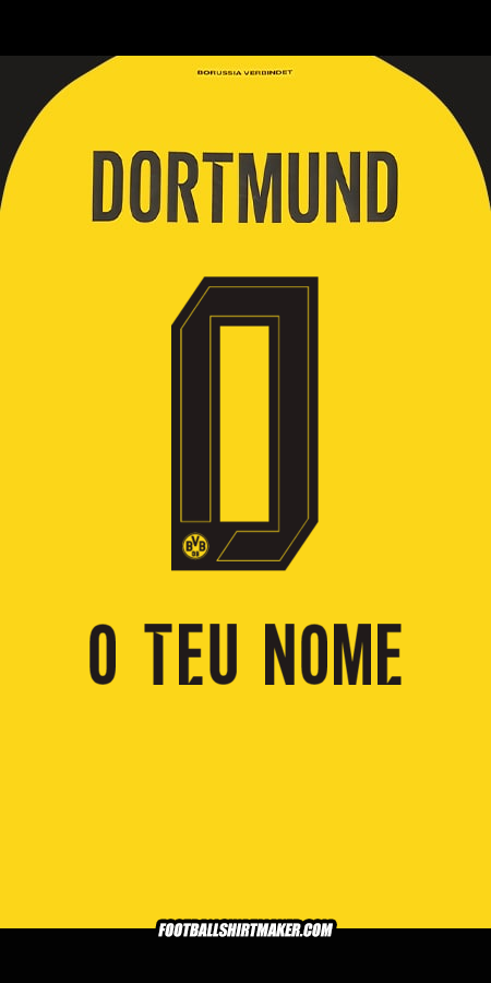 Camisola Borussia Dortmund 2025/2026 -  o teu nome - 0