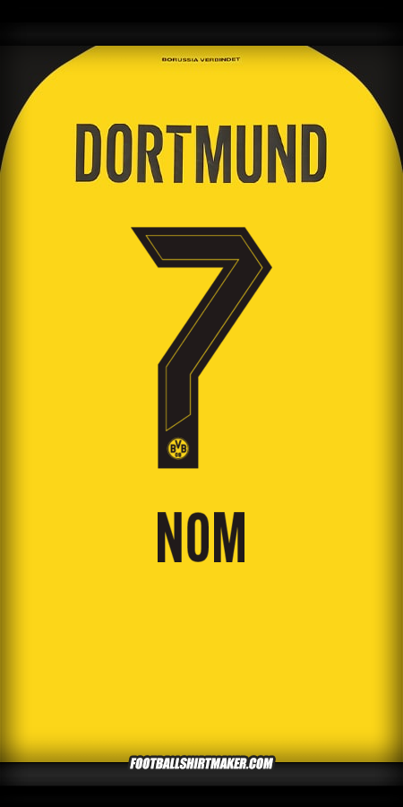 Maillot Borussia Dortmund 2025/2026 -  nom - 7