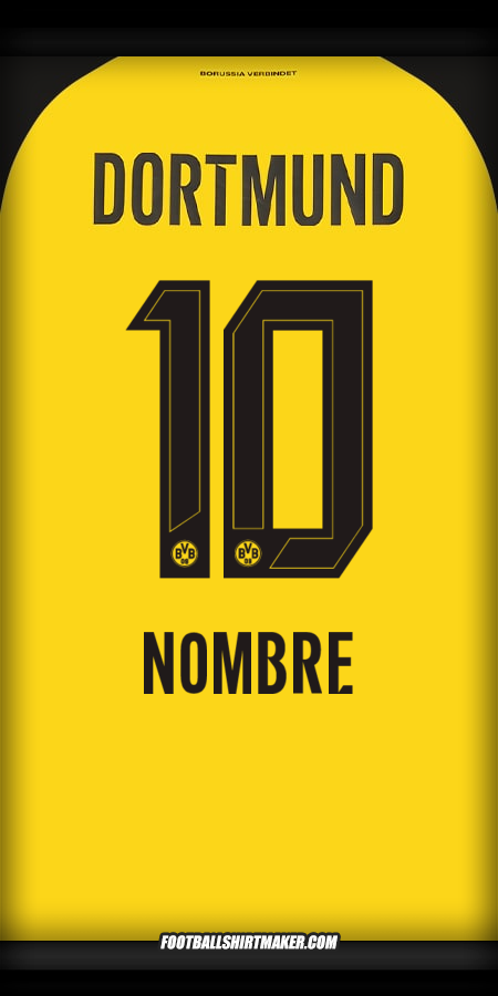 Camiseta Borussia Dortmund 2025/2026 -  nombre - 10