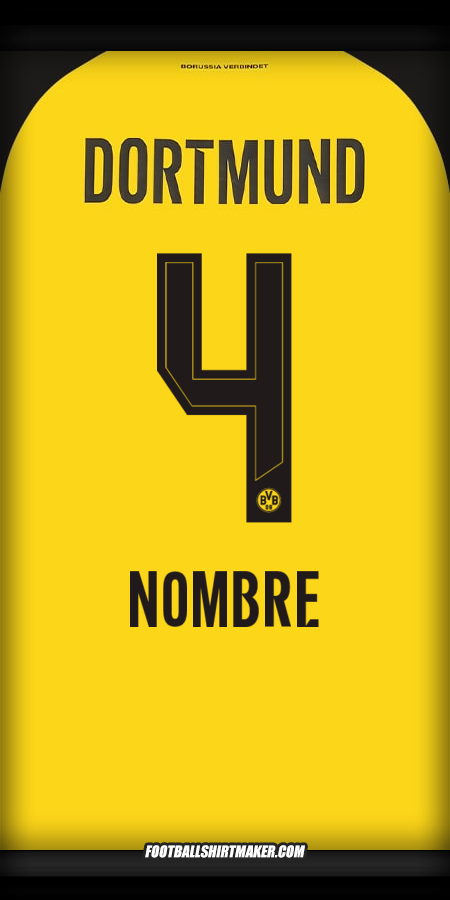 Jersey Borussia Dortmund 2025/2026 -  nombre - 4