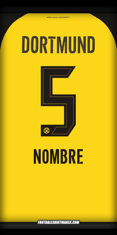 Jersey Borussia Dortmund 2025/2026 -  nombre - 5