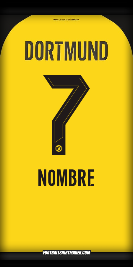 Jersey Borussia Dortmund 2025/2026 -  nombre - 7