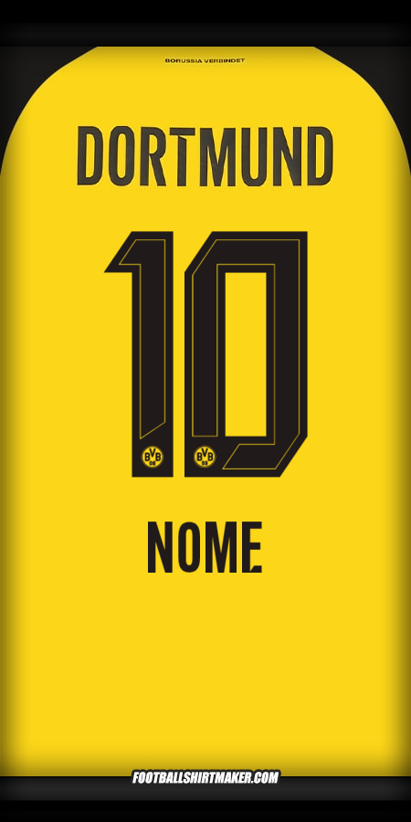 Camisola Borussia Dortmund 2025/2026 -  nome - 10