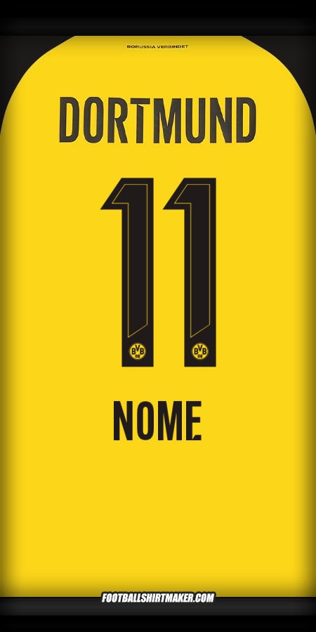 Camisola Borussia Dortmund 2025/2026 -  nome - 11