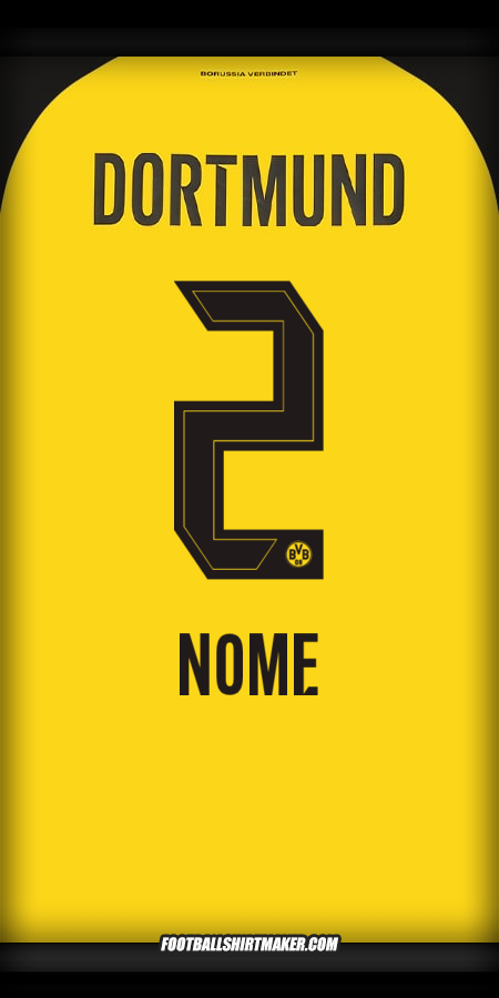 Maglia Borussia Dortmund 2025/2026 -  nome - 2