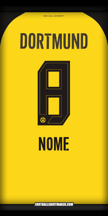 Camisa Borussia Dortmund 2025/2026 -  nome - 8