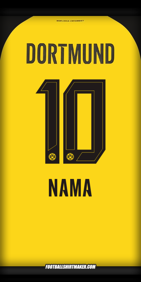 Jersey Borussia Dortmund 2025/2026 -  nama - 10
