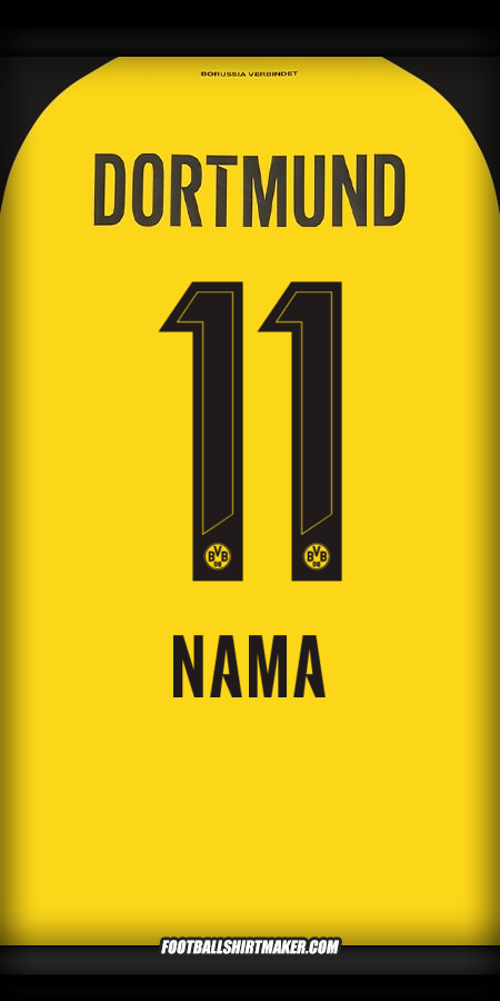 Jersey Borussia Dortmund 2025/2026 -  nama - 11
