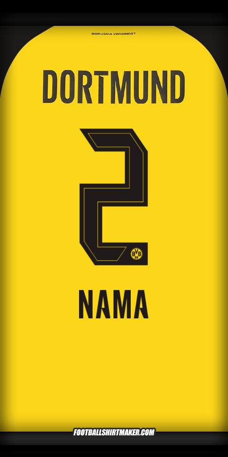 Jersey Borussia Dortmund 2025/2026 -  nama - 2