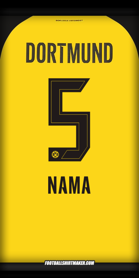 Jersey Borussia Dortmund 2025/2026 -  nama - 5